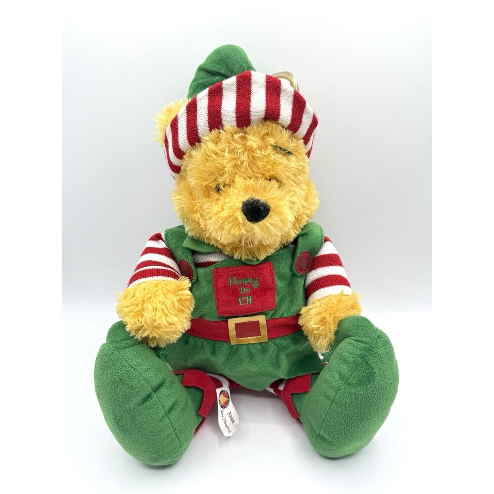 Disney Winnie the Pooh‎ Honey Elf Plush W/ Tags Jingle Bell Disneyland World VTG